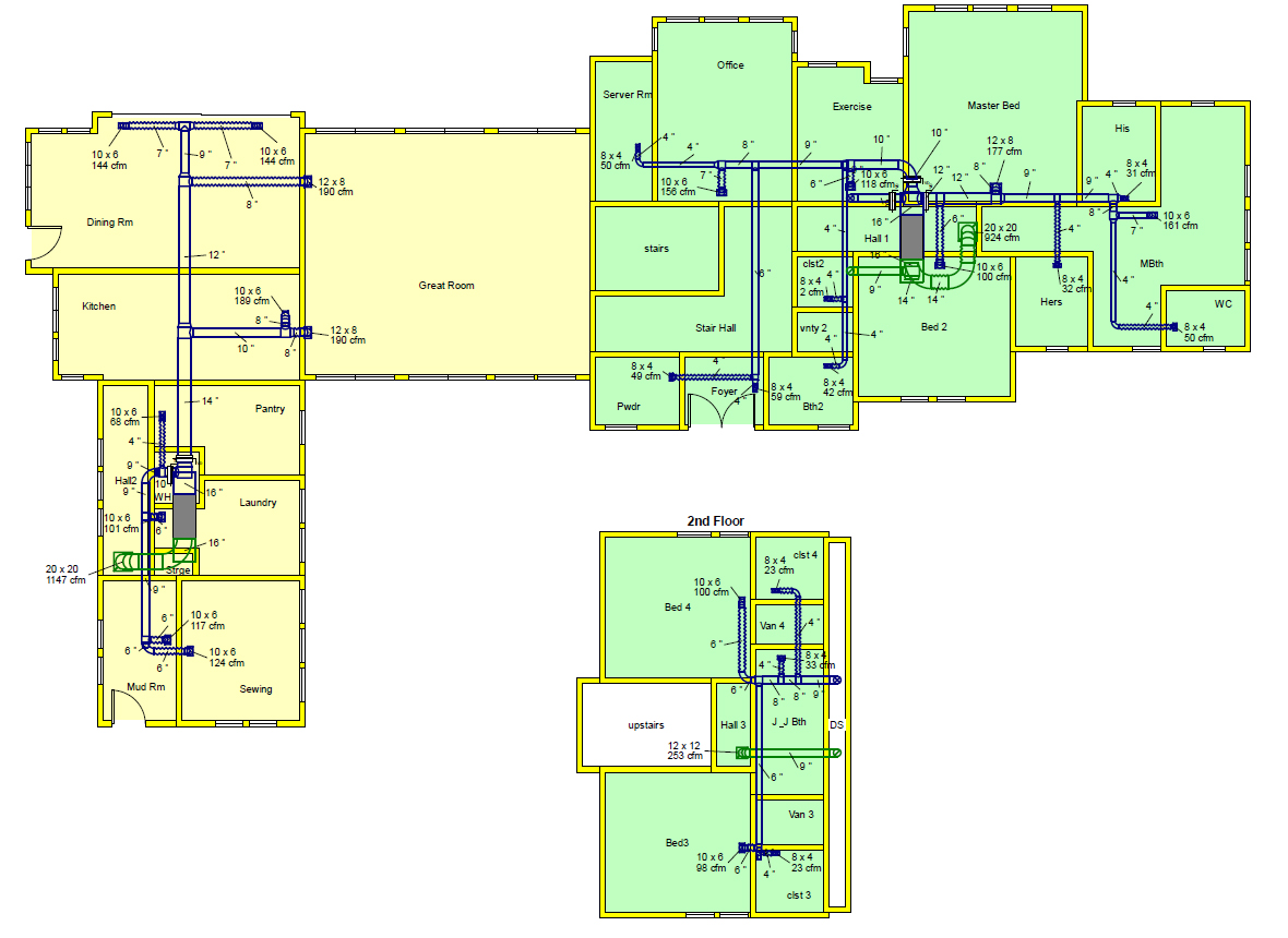 Ducting Layout Services